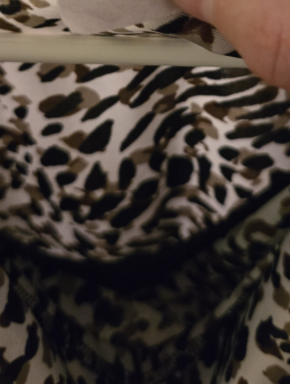 Brittany Black Animal Print Sleeveless Top - Black, White, Brown
